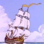 Image: sailing ship the Unicorn